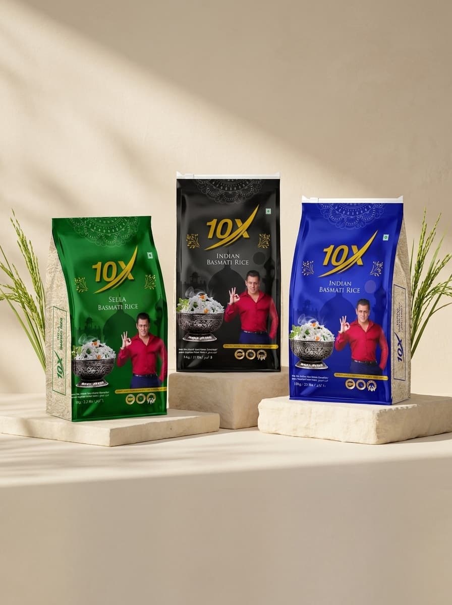 10X rice packaging