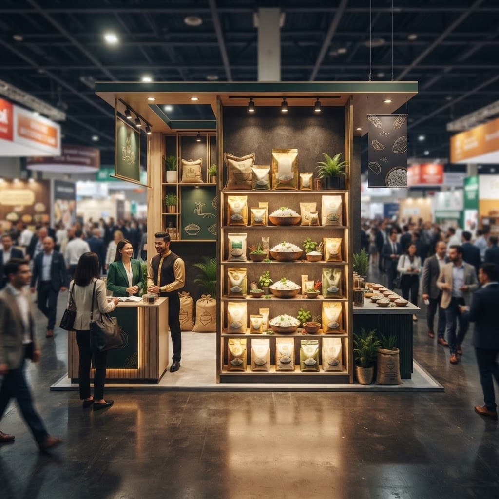 GRM Overseas exhibition stall