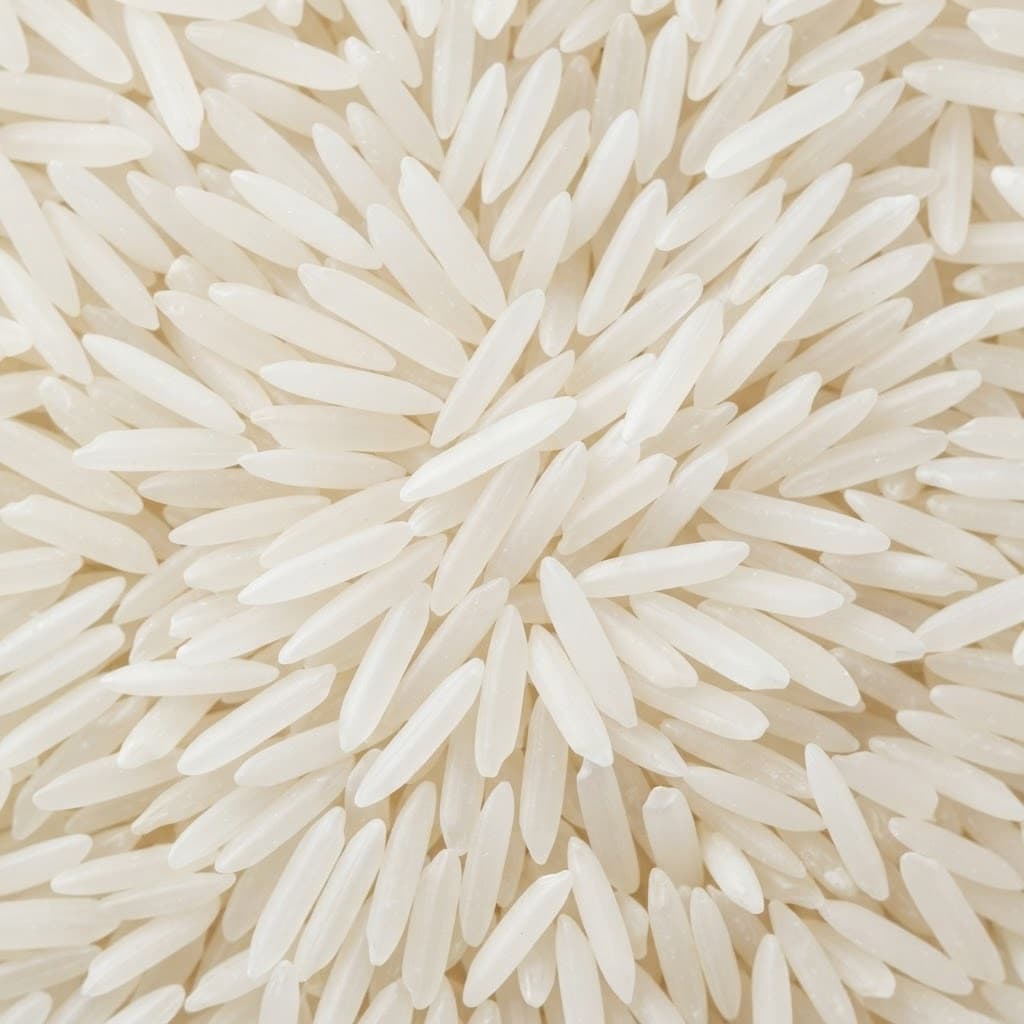 Steam Rice basmati rice grains