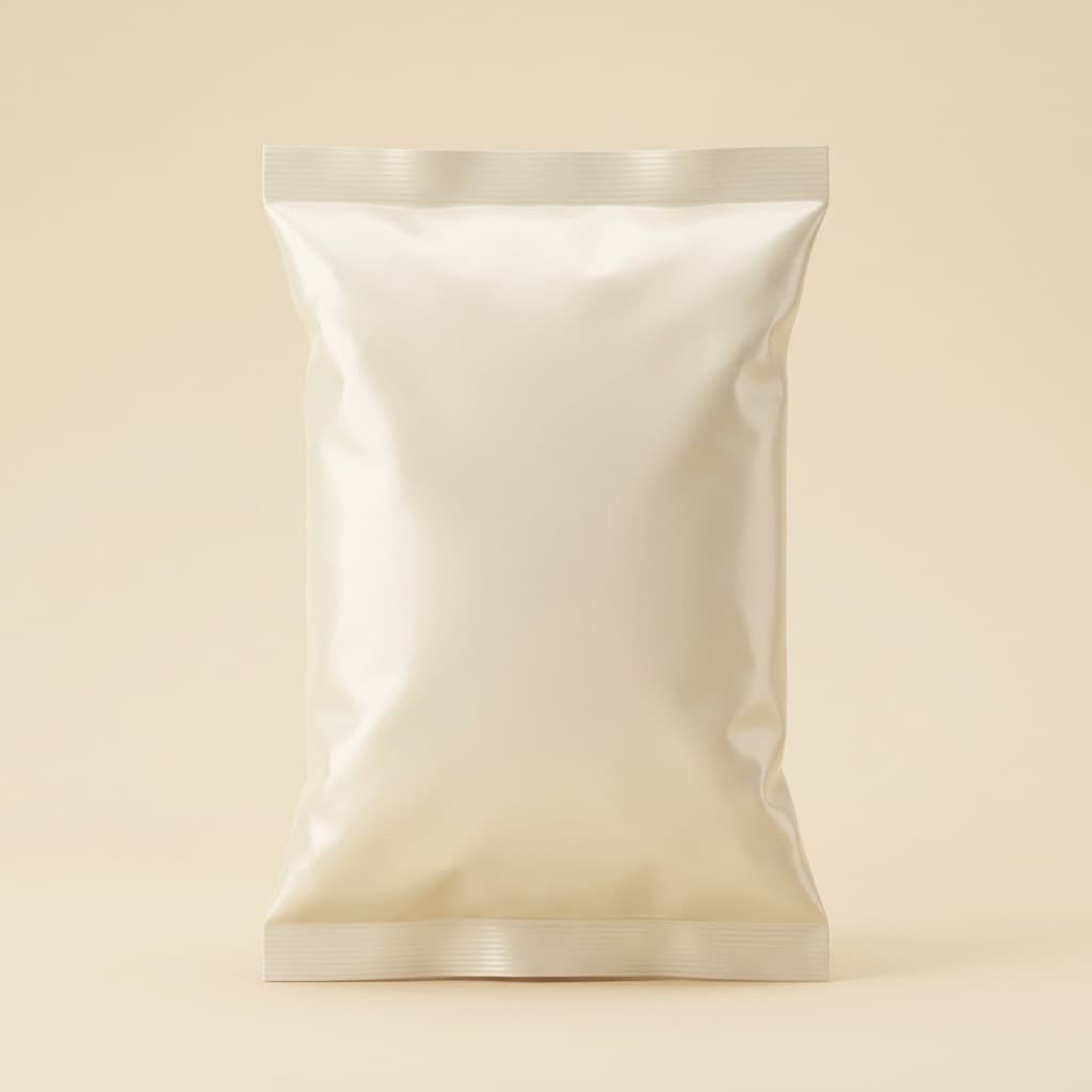 Pouch Packing — unbranded rice packaging format