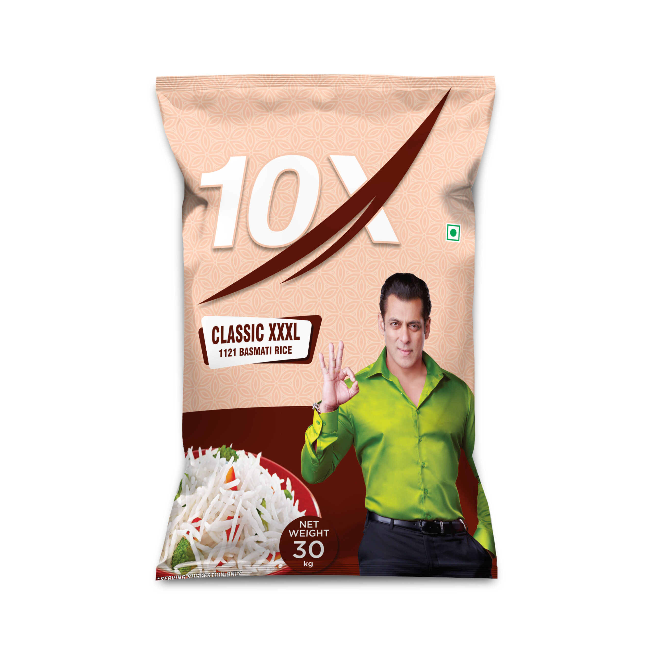 Classic xxxl basmati rice 30 kg front