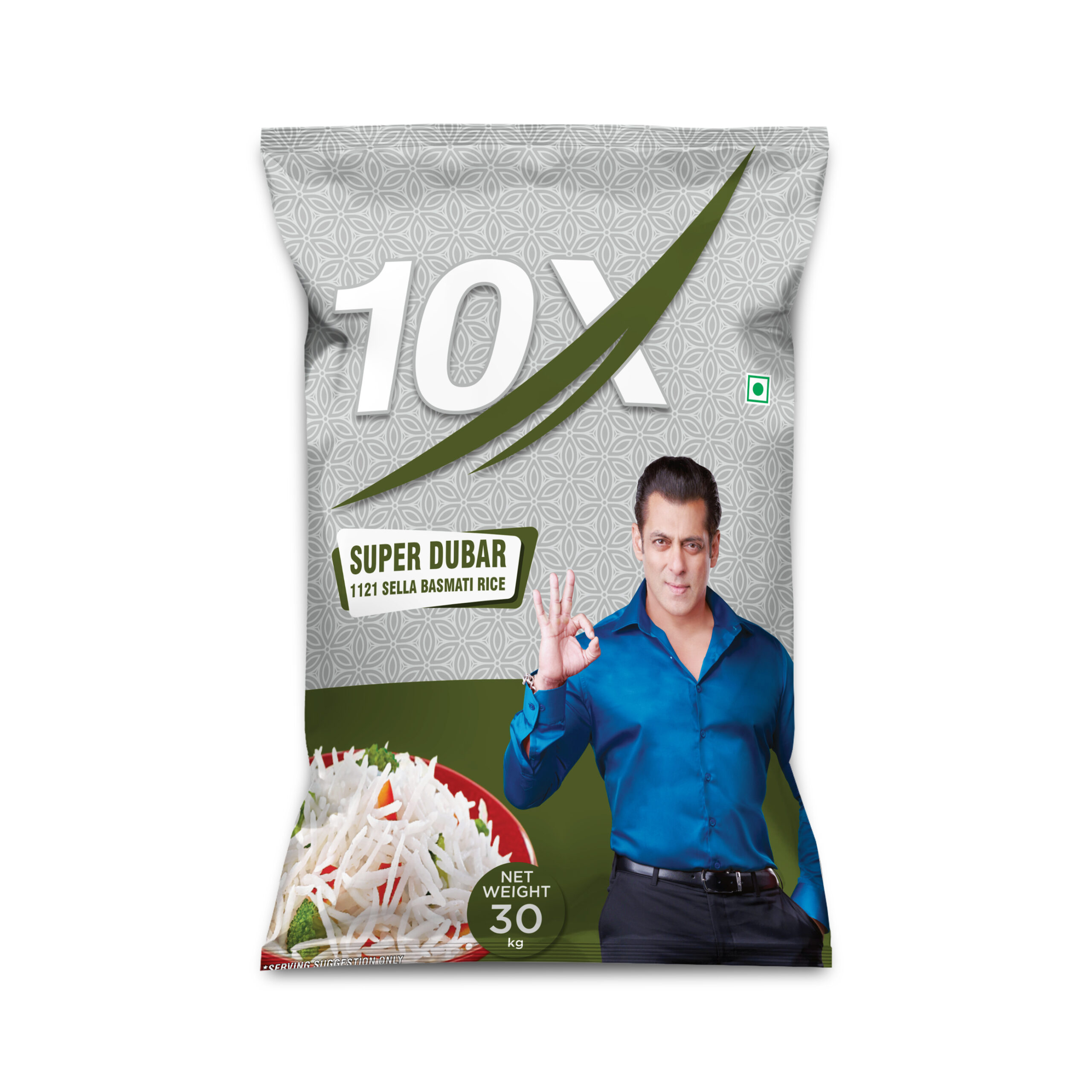 Super dubar 1121 sella basmati rice 30 kg front